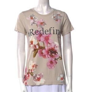 Dolce & Gabbana Beige Floral Women's Top